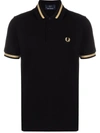 FRED PERRY EMBROIDERED-LOGO COTTON POLO SHIRT