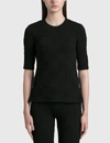 Ambush Layered Organic Cotton T-shirt In Black