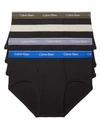 Calvin Klein Men's 4-pack Cotton Classic Briefs In Black Assorted