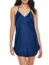 Flora Nikrooz Victoria Charmeuse Chemise In Estate Blue