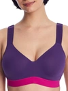 Natori Dynamic Anywhere High Impact Underwire Sports Bra In Radicchio Berry
