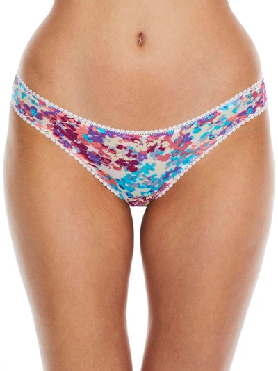 On Gossamer Printed Mesh Hip G Thong In Secret Garden
