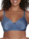 Vanity Fair Beauty Back Full Cup Wire-free Bra In Blue Dusk Jacquard