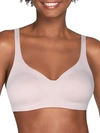 Vanity Fair Beyond Comfort Seamless Wire-free T-shirt Bra In Sheer Quartz