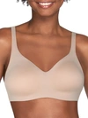 Vanity Fair Beyond Comfort Seamless Wire-free T-shirt Bra In Damask Neutral