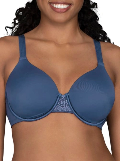 Vanity Fair Beauty Back Smoother Bra In Blue Dusk