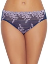 Wacoal Embrace Lace Hi-cut Brief In Twilight Blue