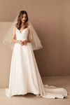 Paris By Debra Moreland Ribboning Cirque Veil In White