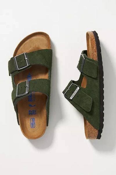 Birkenstock Arizona Soft Footbed Sandals In Green