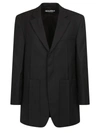 JACQUEMUS RELAXED FIT JACKET,213JA11 127990 BLACK