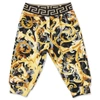 VERSACE YOUNG VERSACE PANTALONI STAMPA BAROCCA IN FELPA DI COTONE,10003361A013445B000