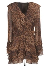 ETRO LEOPARD PRINT DRESS,18327 5072800