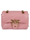 Pinko Love Mini Puff Maxy Quilted Shoulder Bag In Pink