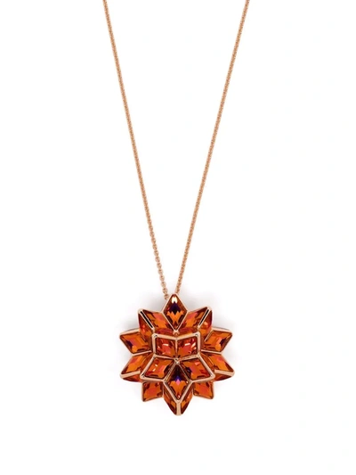 Swarovski Crystal Star Necklace In 金色