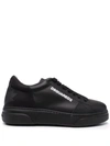 Dsquared2 Leaf Logo Low-top Sneakers In 黑色