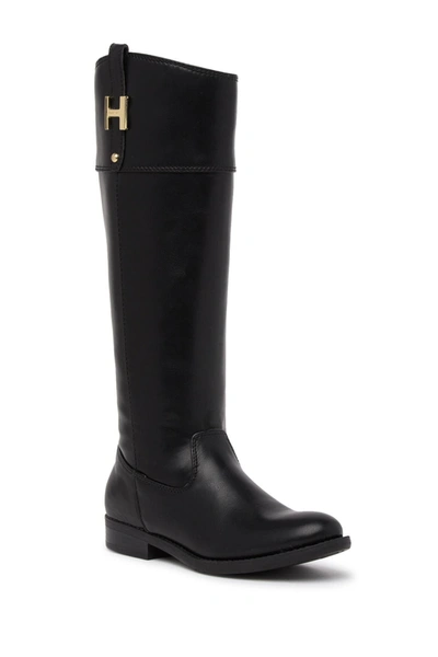 Tommy Hilfiger Shyenne Mid Calf Boot In Blkll
