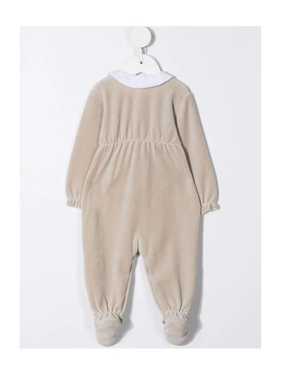 Bonpoint Babies' Peter Pan Collar Pyjamas In Grey