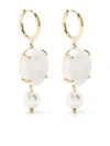 SIMONE ROCHA PORCELAIN DROP EARRINGS,710EB4F3-01B0-613D-24C6-8DB3DADAC423