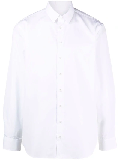 GIORGIO ARMANI BUTTON-UP COTTON SHIRT