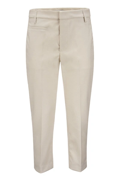 Dondup Ariel - Carrot Trousers In Beige