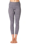 Sweaty Betty Power Pocket Workout Leggings In Moonrock Purple Palm Print