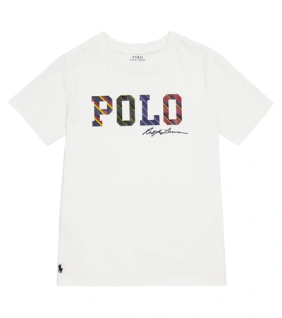 Polo Ralph Lauren Kids' Logo Cotton Jersey T-shirt In White