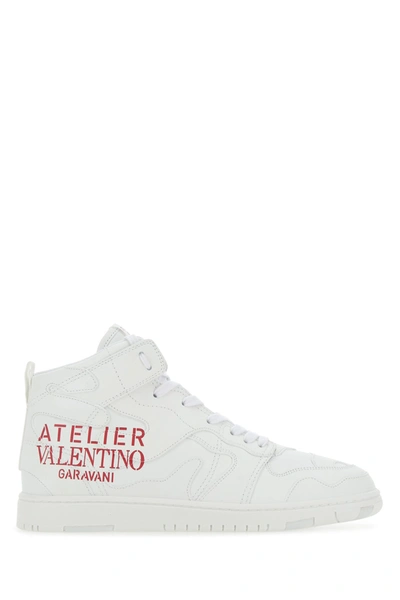 Valentino Garavani Sneaker Mid-top Atelier Shoes 07 Camouflage Edition In White