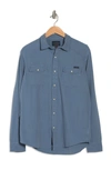 Lucky Brand Western Button-up Shirt In Coronet Blue
