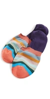 Paul Smith Men's Artist Stripe No-show Socks