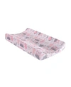 Levtex Baby Night Owl Changing Pad Cover In Pink