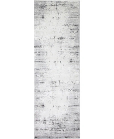 Bb Rugs Isle Is108 2'6" X 8' Runner Rug In Beige,gray