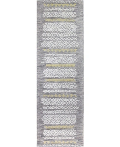 Bb Rugs Closeout!  Veneto Cl159 2'6" X 8' Runner Rug In Gray