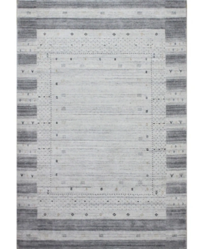 Bb Rugs Decor Bln27 3'6" X 5'6" Area Rug In Silver