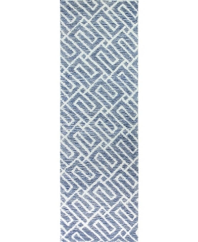 Bb Rugs Veneto Cl201 2'6" X 8' Runner Rug In Charcoal