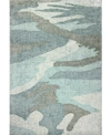 Bb Rugs Energy Lm101 5' X 7'6" Area Rug In Aqua