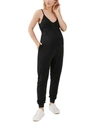 A PEA IN THE POD LUXE MATERNITY JOGGER JUMPSUIT WITH TIE