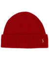 Polo Ralph Lauren Men's Signature Cold Weather Cuff Hat In Rl 2000 Red
