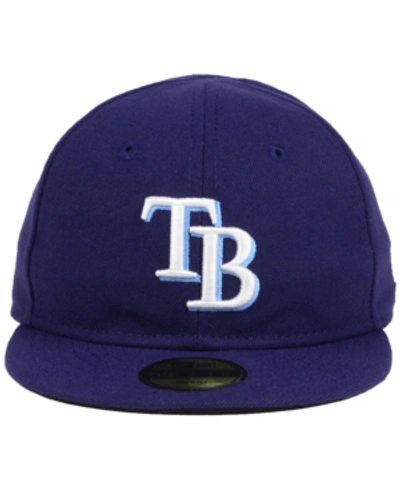 New Era Kids' Big Boys And Girls Tampa Bay Rays Authentic Collection 59fifty Cap In Lightnavy