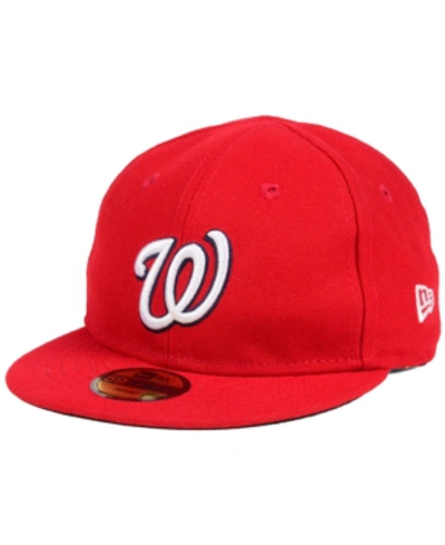 New Era Kids' Big Boys And Girls Washington Nationals Authentic Collection 59fifty Cap In Red