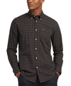 Barbour Lomond Cotton Blend Micro Tartan Tailored Fit Button Down Shirt In Classic Tartan