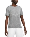 Nike Men's Rise 365 Dri-fit Short-sleeve Running Top In Black