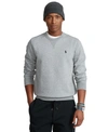 Polo Ralph Lauren Men's Double-knit Crewneck Sweatshirt In Classic Grey Heather