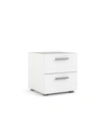 Tvilum Austin 2 Drawer Nightstand In White