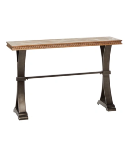 Rosemary Lane Industrial Console Table In Brown