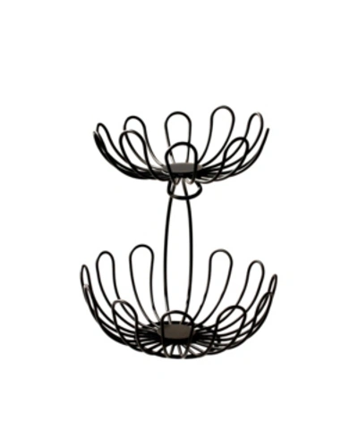 Spectrum Bloom Arched 2-tier Server In Black