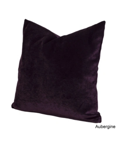 Siscovers Padma Solid 1-pc. Decorative Pillow, 20" X 20" In Aubergine