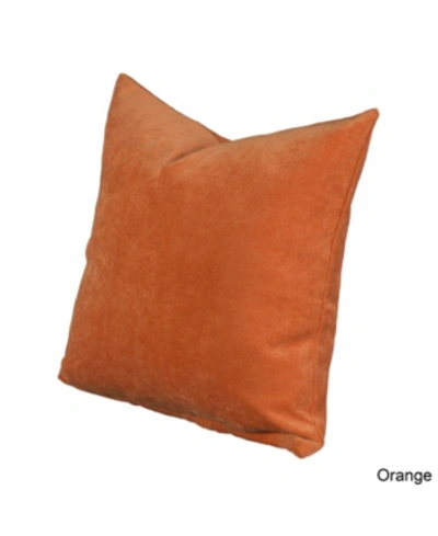 Siscovers Padma Solid 1-pc. Decorative Pillow, 20" X 20" In Orange