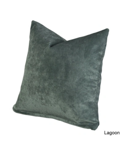 Siscovers Padma Solid 1-pc. Decorative Pillow, 20" X 20" In Lagoon