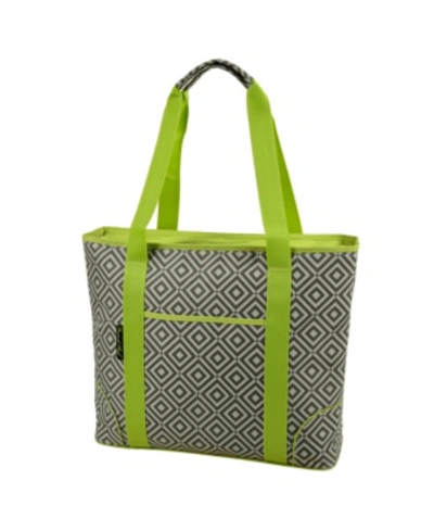 Picnic At Ascot Extra Large Leak Proof Cooler Bag And Tote - 30 Can Capacity In Grey