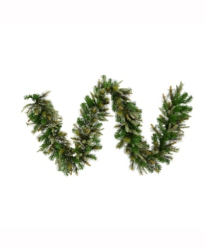 Vickerman 25' Cashmere Artificial Christmas Garland Unlit In Green